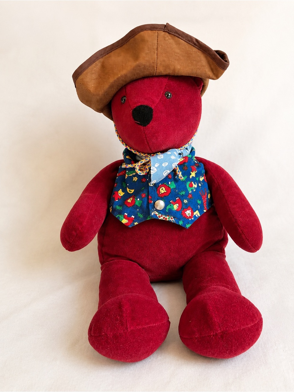 Vintage Russ Buckaroo Cowboy Bear Plush 12” Teddy Stuffed Animal